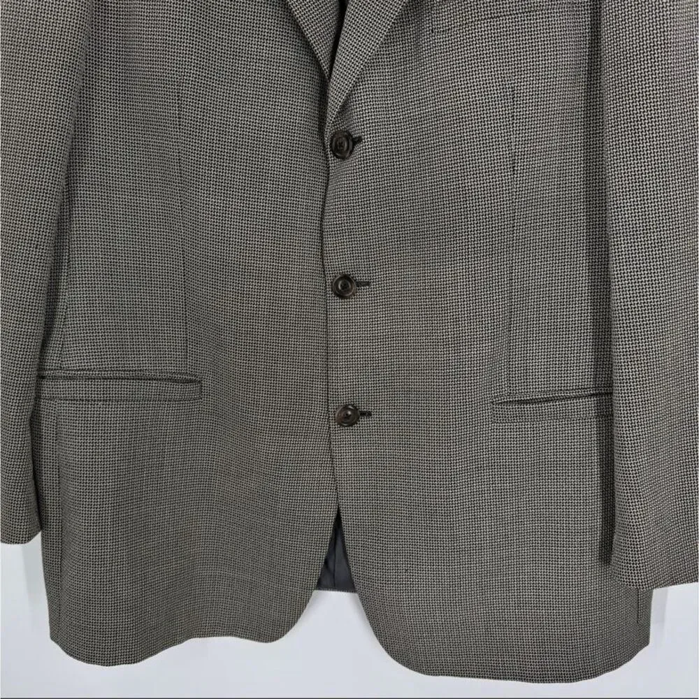 VERSACE Classic V2 Vintage Beige 3 Button Blazer Jacket